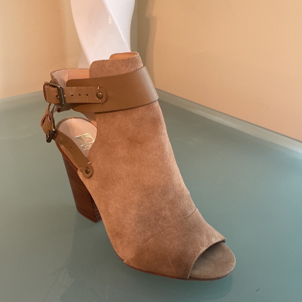 JOE’S Jeans Suede Ankle Boots Western Boots Cowgirl Size 7.5 - Picture 2 of 13